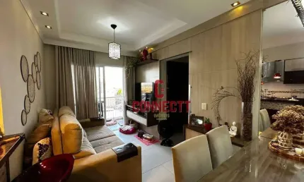 Apartamento com 2 dormitórios à venda, 50 m² por R$ 266.000,00 - Vila Maria Luiza - Ribeirão Preto/SP