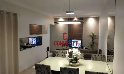 Apartamento com 3 dormitórios à venda, 75 m² por R$ 477.000,00 - Jardim São José - Ribeirão Preto/SP
