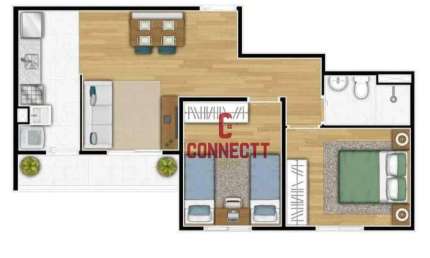 Apartamento à venda, 51 m² por R$ 210.000,00 - Jardim Anhangüera - Ribeirão Preto/SP