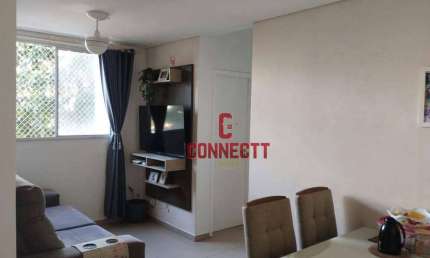 Apartamento com 2 dormitórios à venda, 47 m² por R$ 202.000,00 - Parque São Sebastião - Ribeirão Preto/SP