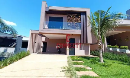 CASA SOBRADO COM 3 SUITES 4 VAGAS NO CONDOMÍNIO BUONA  VITA RIBEIRÃO