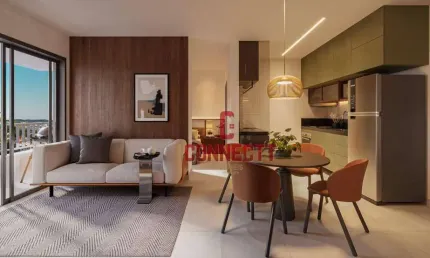 Lançamento 1 apartamento de 1 quarto sacada 1 vaga no bairro ribeirânia.