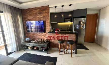 Apartamento com 2 dormitórios para alugar, 62 m² por R$ 3.595,00/mês - Ribeirânia - Ribeirão Preto/SP