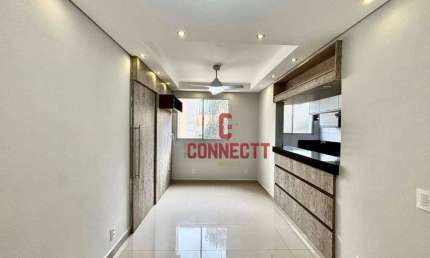 Apartamento com 2 dormitórios para alugar, 47 m² por R$ 2.066,30/mês - Reserva Sul Condomínio Resort - Ribeirão Preto/SP