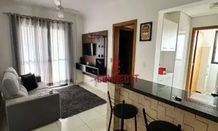 Apartamento com 1 dormitório para alugar, 38 m² por R$ 2.790,00/mês - Jardim Palma Travassos - Ribeirão Preto/SP