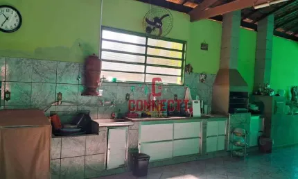Chácara com 2 dormitórios para alugar, 3000 m² por R$ 2.885/mês - Condomínio Balneário Recreativa - Ribeirão Preto/SP