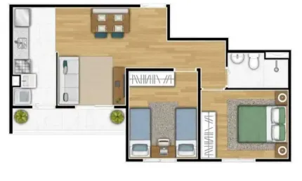 Apartamento à venda, 51 m² por r$ 210.000,00 - jardim anhangüera - ribeirão preto/sp