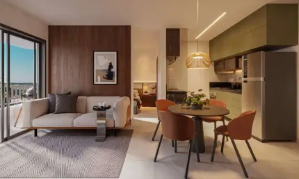 Lançamento 1 apartamento de 1 quarto sacada 1 vaga no bairro ribeirânia.