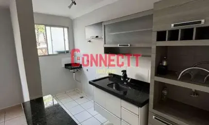 Apartamento com 2 dormitórios à venda, 47 m² por r$ 180.000 - ribeirânia - ribeirão preto/sp