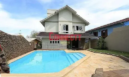 Casa com 5 dormitórios à venda, estuda permutas, 445 m² por r$ 1.223.000 - primavera - novo hamburg