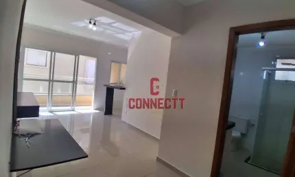 Apartamento com 1 dormitório, 45 m² - venda por r$ 250.000,00 ou aluguel por r$ 1.847,00/mês - jardim nova aliança - ribeirão preto/sp
