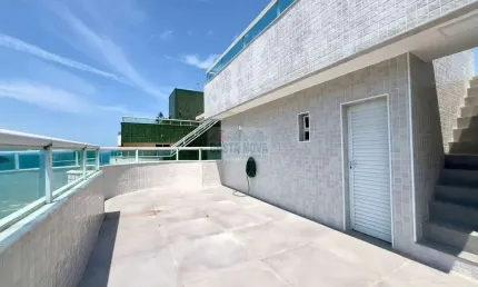 Cobertura de luxo com 3 dormitórios sendo 2 suítes,  vagas de garagem, Praia Grande