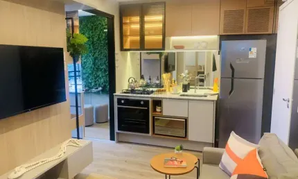 Lançamento - Apartamentos de 43 m2, com 2 quartos, sala, cozinha integrada no Campo Belo