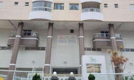 Apartamento de 45 m² com 1 dormitório, varanda e churrasqueira no Caiçara em Praia Grande