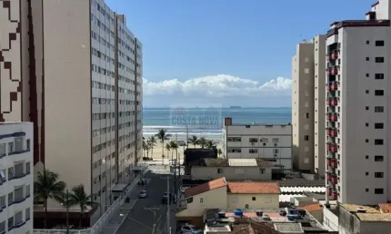 Apartamento de 109 m², 3 suítes, vista mar, 2 vagas, lazer completo, Guilhermina - Praia Grande