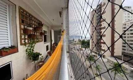 Apartamento, com 146m2, com 2 quartos, e varanda vista Mar