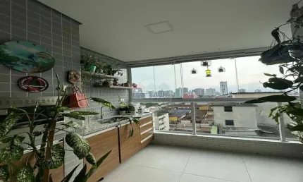 Apartamento com 65 m², 2 quartos sendo 1 suíte, 1 vaga, varanda gourmet e lazer completo