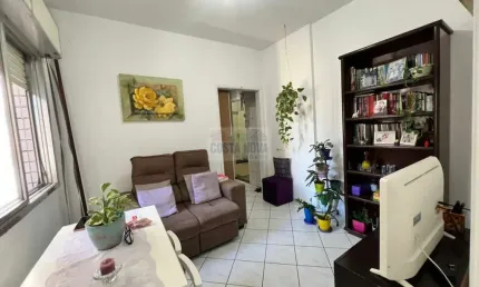 Apartamento a venda com 1 quarto, 1 banheiro, bairro itararé, são vicente