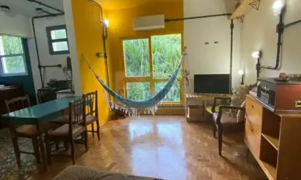 Apartamento no Ilha Porchat, reformado, semimobiliado, 39m², 1 banheiro