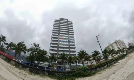 Apartamento em prédio frente mar, 2 quartos sendo 1 suíte, 2 banheiros,  1 vaga. promoção