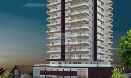 Apartamento com 2 dormitórios e lazer completo - Bairro Guilhermina, Praia Grande