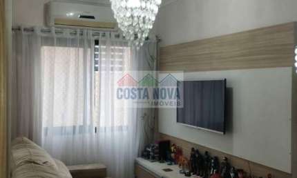 Apartamento à venda de 50m², 1 quarto, 1 sala, 1 banheiro e vaga em São Vicente