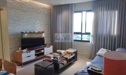 APARTAMENTO 1 QAURTO COM CLOSET, COZINHA MOBILIADA, SALA DOIS AMBIENTES , CHURRASQUEIRA E PISCINA