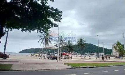 Apartamento duplex com 60 m², 1 quarto, 1 banheiro,  1 vaga. São Vicente, frente para a praia
