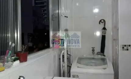 Apartamento 2 quartos com dep de empregada 1 quadra da praia pompeia