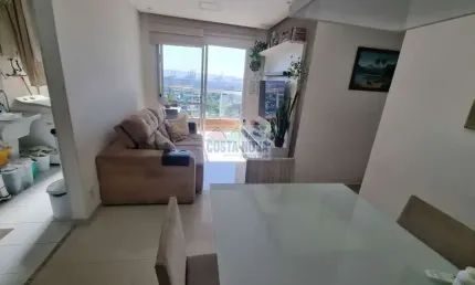 Apartamento com 62m² com varias opções de lazer com dois dormitórios e dois banheiros.