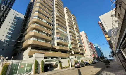 Apartamento com 2 quartos sendo 1 suíte, 2 banheiros, 1 vaga de garagem. Vista mar na Guilhermina