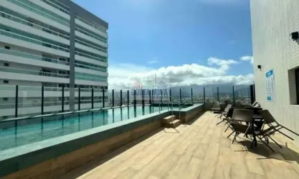 Apartamento com 2 dormitórios e 2 suites a 50 metros do mar
