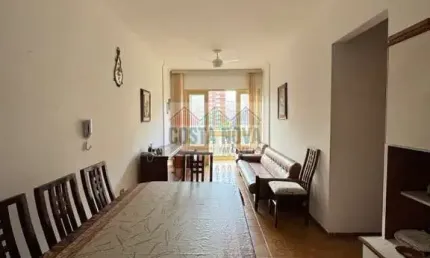 Apartamento à venda com 70m², 2 quartos, 1 vaga, frente ao mar no bairro Tupi em Praia Grande