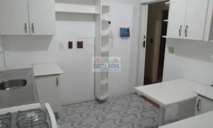 Apartamento de 62m² á venda, com 2 quartos, 1 banheiro e vaga para garagem no bairro embaré - santos