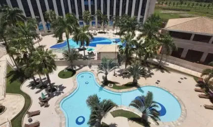 Flat mobiliado no Parque do Peão com lazer completo e ótima localização