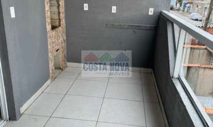 Casa no bairro Ribeiropólis em Praia Grande, 2 quartos, 2 banheiros, 1 vaga de garagem