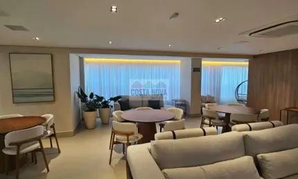 Apartamento com 2 quartos novo, com vista para o mar na Praia Grande, bairro Aviação