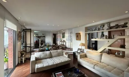 Apartamento com 290m², 4 quartos, sendo 2 suítes, 1 sala, 3 vagas, sacada grande e lazer completo