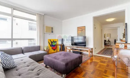 Apartamento à venda com 253m², 4 quartos, 1 suíte master, 3 salas amplas e 3 vagas em Higienópolis