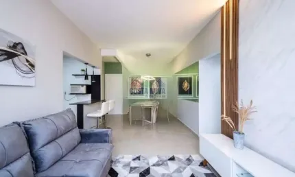 Apartamento mobiliado, 1 quadra da praia, 2 quartos, 2 banheiros, 2 vagas. valor é pacote