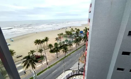 Apartamento com vista mar com 1 quarto, 1 banheiro, 1 vaga de garagem no bairro vila mirim.