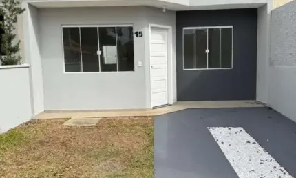 Casa para Venda em Fazenda Rio Grande, Estados, 2 dormitórios, 1 banheiro, 1 vaga