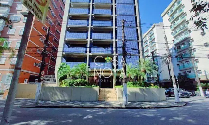 Apartamento com 3 dormitórios à venda, 219 m² por r$ 1.200.000,00 - vila matias - santos/sp