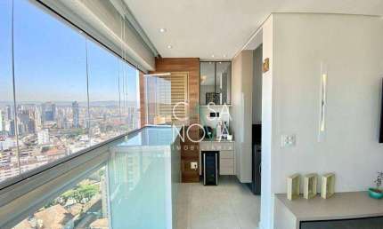Apartamento com 1 dormitório para alugar, 48 m² por R$ 5.000,00/mês - Ponta da Praia - Santos/SP