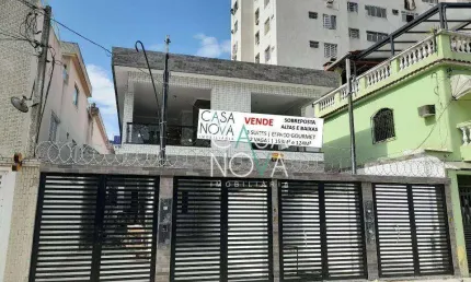 Sobrado com 3 dormitórios à venda, 153 m² por R$ 890.900,00 - Campo Grande - Santos/SP