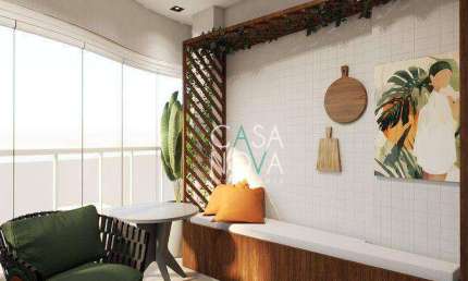 Apartamento com 2 dormitórios à venda, 77 m² por R$ 890.000,00 - Boqueirão - Santos/SP