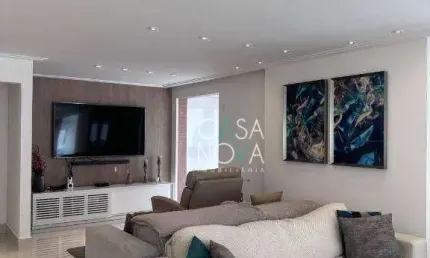 Apartamento com 3 dormitórios à venda, 221 m² por R$ 3.500.000,00 - Gonzaga - Santos/SP