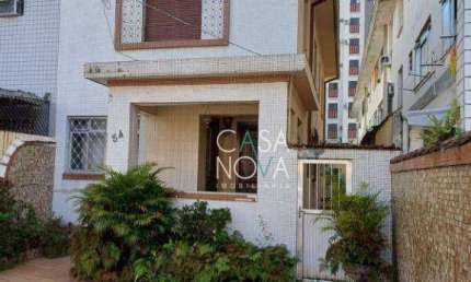 Sobrado com 3 dormitórios à venda, 202 m² por R$ 1.050.000,00 - Campo Grande - Santos/SP