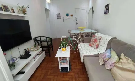 Apartamento com 2 dormitórios à venda, 78 m² por R$ 410.000,00 - Boqueirão - Santos/SP
