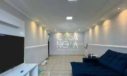 Apartamento com 3 dormitórios à venda, 112 m² por R$ 495.000,00 - Embaré - Santos/SP